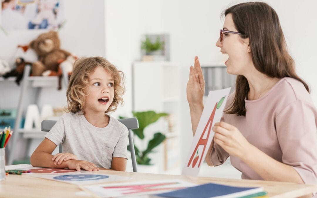 child's speech therapy